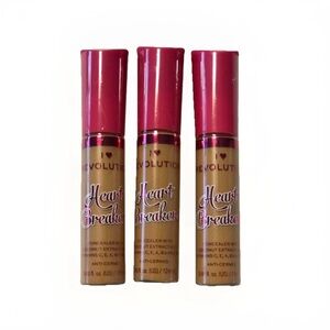 I Heart Revolution Heart Breaker Concealer Honey Lot Of 3 New Sealed
